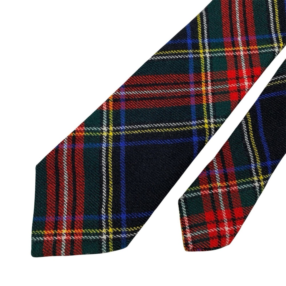 Gael Tie 54x3 SHORT Wool Multicolor Tartan Plaid Scotland